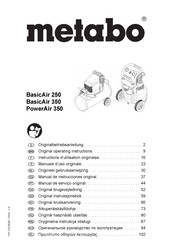 Metabo BasicAir 350 Instructions D'utilisation