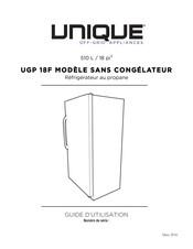 Unique UGP 18F Guide D'utilisation