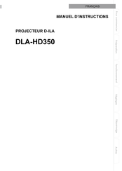 JVC DLA-HD350 Manuel D'instructions
