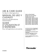 Thermador KBUDT4870E Guide D'utilisation Et D'entretien