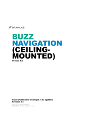 Brainlab Buzz Navigation (Ceiling-Mounted) Guide D'utilisation