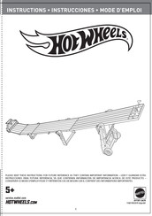 Mattel Hot Wheels Mode D'emploi