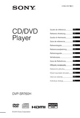 Sony DVP-SR760H Guide De Référence
