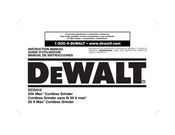 Dewalt DCG412 Guide D'utilisation