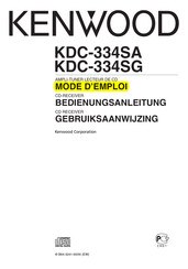 Kenwood KDC-334SA Mode D'emploi