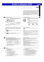 Casio 5239 Guide D'utilisation