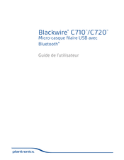 Plantronics Blackwire C710 Guide De L'utilisateur