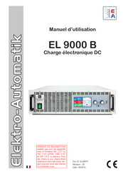 Elektro-Automatik EL 9000 B Manuel D'utilisation