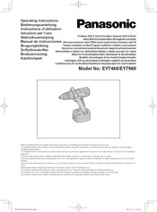 Panasonic EY7960 Instructions D'utilisation
