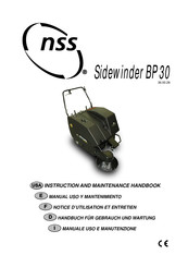 NSS Sidewinder BP 30 Notice D'utilisation Et Entretien