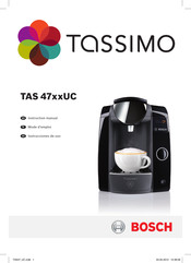 Bosch TASSIMO TAS 47UC Serire Mode D'emploi