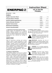 Enerpac BMP-1120 Notice D'emploi