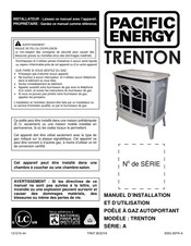 Pacific energy Trenton Manuel D'installation Et D'utilisation