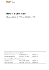 Lvi MagniLink S PREMIUM 2 Manuel D'utilisation