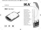 IKA Lab Disc Mode D'emploi