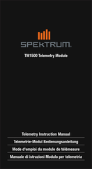 Spektrum TM1500 Mode D'emploi