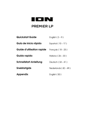 ION Premier LP Guide D'utilisation Rapide
