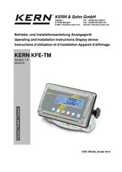 KERN KFE-TM Instructions D'utilisation