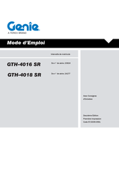 Genie GTH-4018 SR Mode D'emploi