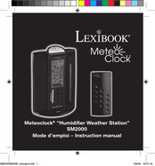 LEXIBOOK MeteoClock Mode D'emploi