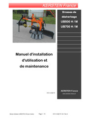 Kersten KF3113 MM FR Manuel D'installation