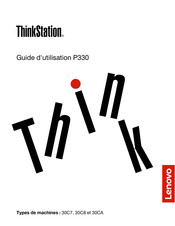 Lenovo ThinkStation P330 Guide D'utilisation