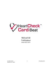 HeartCheck CardiBeat Manuel De L'installateur