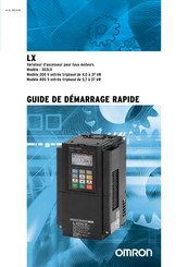 Omron 3G3LX - A4075 Guide De Démarrage Rapide