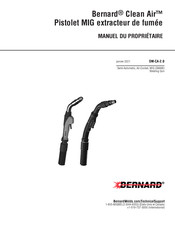 Bernard Clean Air-600 A Manuel Du Propriétaire