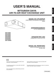 Mitsubishi Daiya SAF250E6 Manuel De L'utilisateur