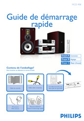 Philips MCD 908 Guide De Démarrage Rapide