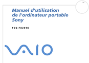 Sony VAIO PCG-FX209K Manuel D'utilisation