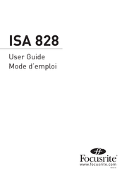 Focusrite ISA 828 Mode D'emploi