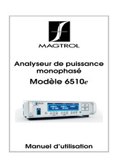 Magtrol 6530 Manuel D'utilisation