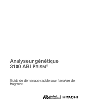 Hitachi 3100 ABI PRISM Guide De Démarrage Rapide