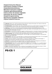 Dolmar PS-CS 1 Instructions D'emploi D'origine