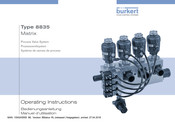 Burkert 8835 Manuel D'utilisation