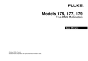 Fluke 177 Mode D'emploi