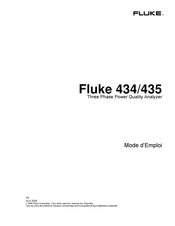Fluke 435 Mode D'emploi