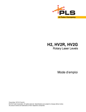 Fluke PLS HV2G Mode D'emploi