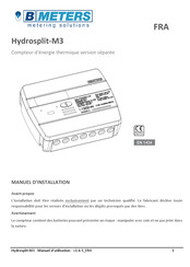 B METERS Hydrosplit-M3 Manuel D'installation