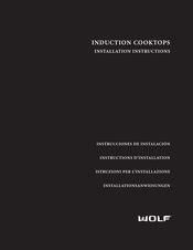 Wolf ICBCT36I /S Instructions D'installation