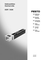 Festo EGSK-15 Notice D'utilisation