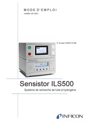 Inficon Sensistor ILS500 Mode D'emploi