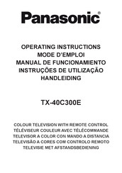 Panasonic TX-40C300E Mode D'emploi