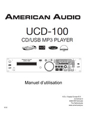 American Audio UCD-100 Manuel D'utilisation