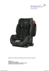 ISOFIX dreambee essentials Mode D'emploi