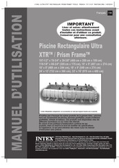 Intex Piscine Ultra XTR Manuel D'utilisation