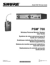 Shure PSM 700 Guide De L'utilisateur