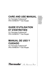 Thermador PROFESSIONAL PRO HARMONY PRL30 Guide D'utilisation Et D'entretien